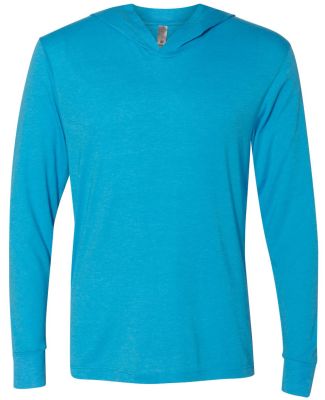 Next Level 6021 Unisex Tri-blend Hoody in Vin turquoise