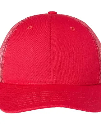 Classic Caps USA100 USA-Made Trucker Cap in Red