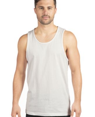 Next Level 3633 Men's Jersey Tank in White