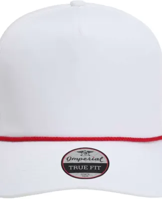 Imperial 5054 The Wrightson Cap in White/ red