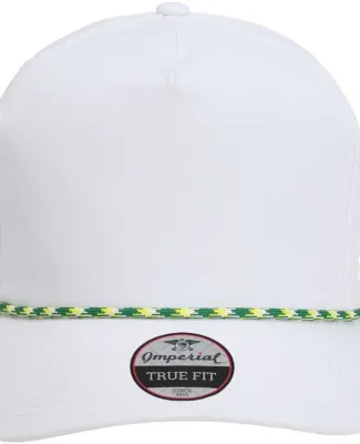 Imperial 5054 The Wrightson Cap in White/ green-yellow