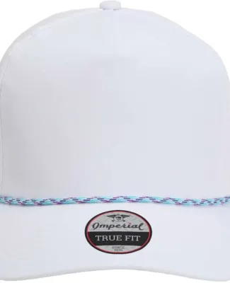 Imperial 5054 The Wrightson Cap in White/ teal-purple