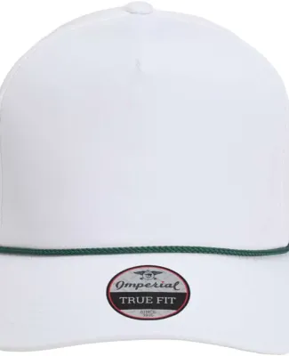 Imperial 5054 The Wrightson Cap in White/ dark green