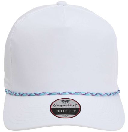 Imperial 5054 The Wrightson Cap in White/ teal-purple