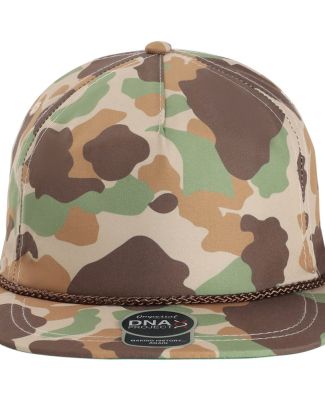 Imperial DNA010 The Aloha Rope Cap in Frog skin camo/ brown