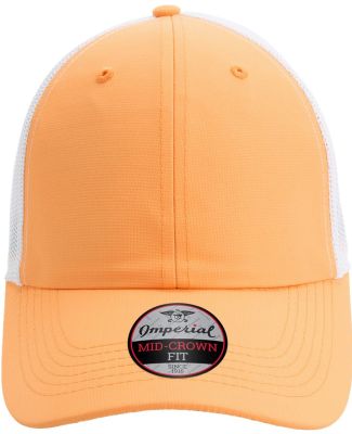 Imperial X210SM The Original Sport Mesh Cap in Melon orange/ white