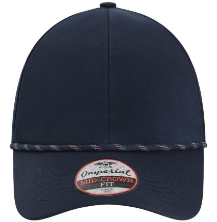 Imperial 6054 The Habanero Performance Rope Cap in Navy