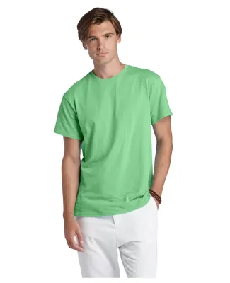 11730 Delta Apparel Adult Short Sleeve 5.2 oz. Tee in Neon green