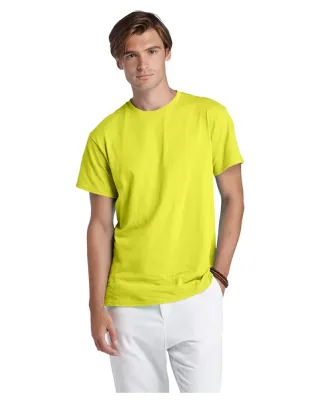 11730 Delta Apparel Adult Short Sleeve 5.2 oz. Tee in Safety green