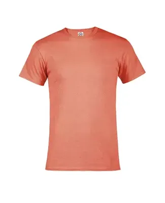 11730 Delta Apparel Adult Short Sleeve 5.2 oz. Tee in Coral heather hzw