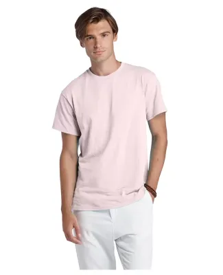 11730 Delta Apparel Adult Short Sleeve 5.2 oz. Tee in Soft pink