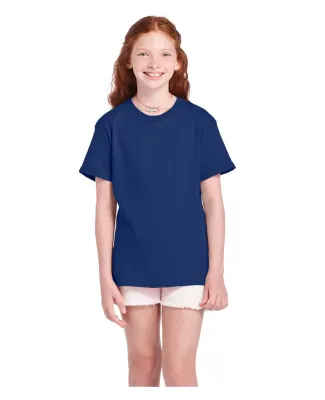 11736 Delta Apparel Youth Pro Weight Short Sleeve  in Athletic navy