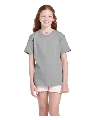 11736 Delta Apparel Youth Pro Weight Short Sleeve  in Silver