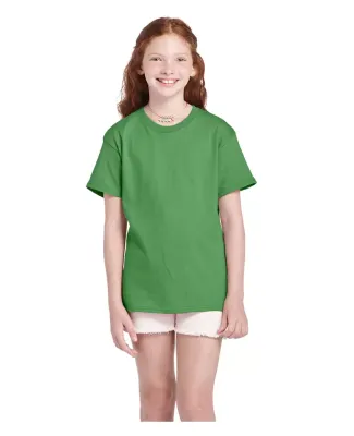 11736 Delta Apparel Youth Pro Weight Short Sleeve  in Grass green