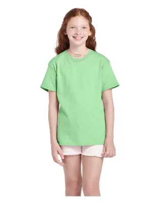 11736 Delta Apparel Youth Pro Weight Short Sleeve  in Neon green