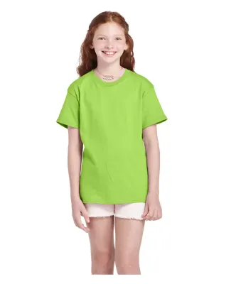 11736 Delta Apparel Youth Pro Weight Short Sleeve  in Lime