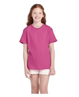 11736 Delta Apparel Youth Pro Weight Short Sleeve  in Helicona