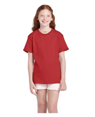 11736 Delta Apparel Youth Pro Weight Short Sleeve  in New red