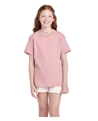 11736 Delta Apparel Youth Pro Weight Short Sleeve  in Soft pink