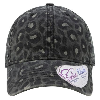 Infinity Hers HATTIE Women's Garment-Washed Fashio in Black leopard
