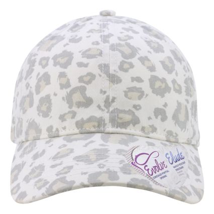 Infinity Hers HATTIE Women's Garment-Washed Fashio in Snow leopard