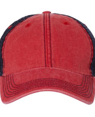 Legacy DTA Dashboard Trucker Cap in Scarlet red/ navy