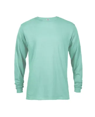 61748 Delta Apparel Adult Long Sleeve 5.2 oz. Tee in Celadon