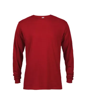 61748 Delta Apparel Adult Long Sleeve 5.2 oz. Tee in New red