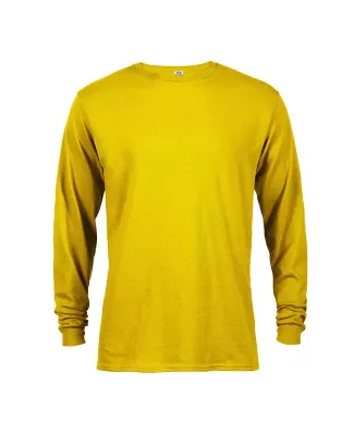 61748 Delta Apparel Adult Long Sleeve 5.2 oz. Tee in Sunflower