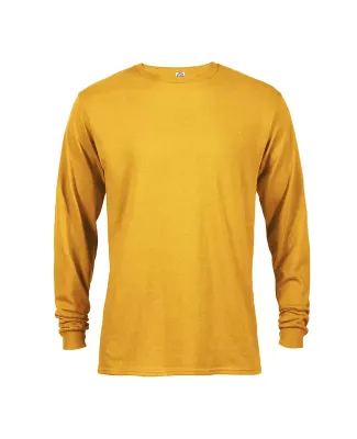 61748 Delta Apparel Adult Long Sleeve 5.2 oz. Tee in Gold