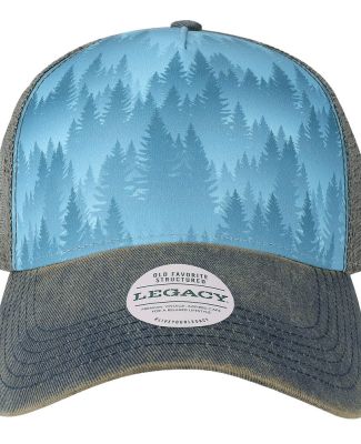 Legacy OFAFP Old Favorite Five-Panel Trucker Cap in Blue pines