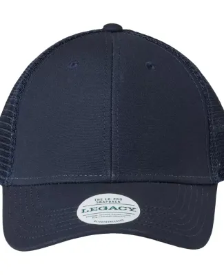 Legacy LPS Lo-Pro Snapback Trucker Cap in Navy/ navy