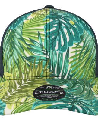 Legacy REMPA Reclaim Mid-Pro Adjustable Cap in Tropical blue leaves/ navy