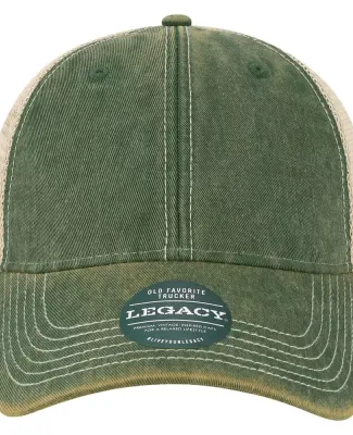 Legacy OFAY Youth Old Favorite Trucker Cap in Dark green/ khaki