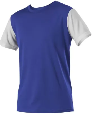 Alleson Athletic SJ101Y Youth Striker Soccer Jerse in Royal/ white