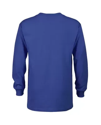 Delta Apparel 61070  Youth Long Sleeve 5.2 oz. Tee in Royal
