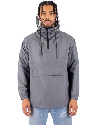 Shaka Wear SHAWJ Men's Windbreaker Jacket in Grey