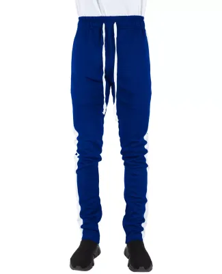 Shaka Wear SHTP Men's Track Pants in Royal/ white