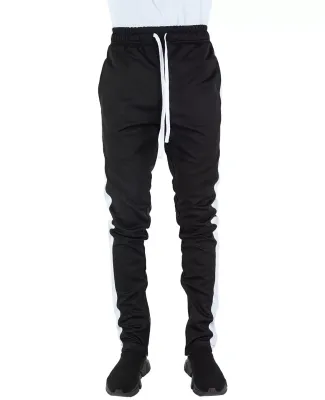 Shaka Wear SHTP Men's Track Pants in Black/ white