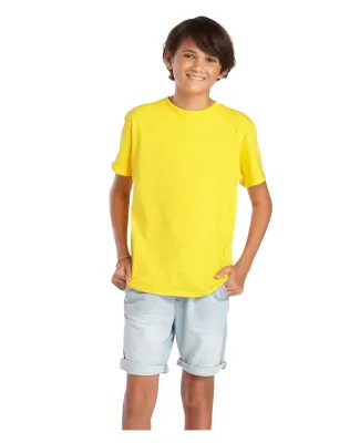 Delta Apparel 65900 Youth Short Sleeve 5.5 oz. Tee in Sunflower