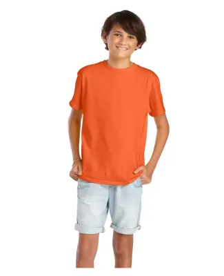 Delta Apparel 65900 Youth Short Sleeve 5.5 oz. Tee in Orange