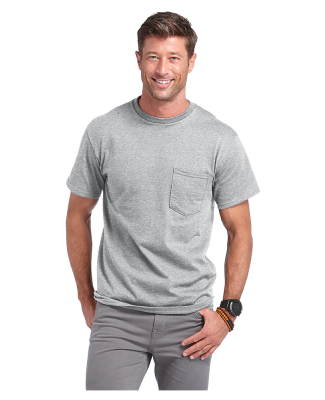 Delta Apparel 65732 Adult Short Sleeve 6.0 oz. Poc in Athletic heather h08