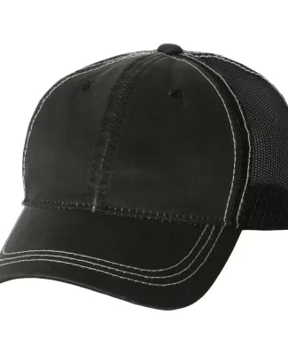 Outdoor Cap HPD610M Weathered Mesh-Back Cap in Black