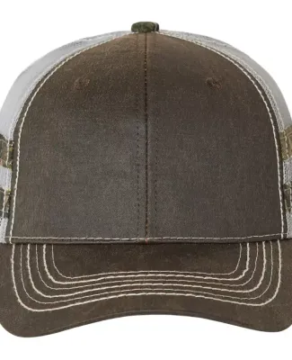 Outdoor Cap HPC400M Frayed Camo Stripes Mesh-Back  in Brown/ country dna
