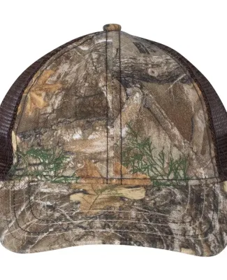 Outdoor Cap CWF310 Mesh-Back Camo with Flag Underv in Realtree edge