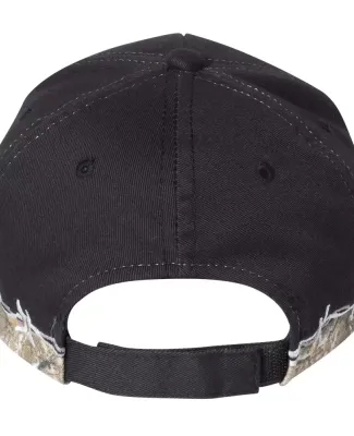 Outdoor Cap BRB605 Camo with Barbed Wire Cap in Black/ realtree edge