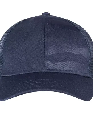 Outdoor Cap USA750M Debossed Stars and Stripes Mes in Navy