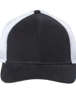 Outdoor Cap PNY100M Ponytail Mesh-Back Cap in Black/ white