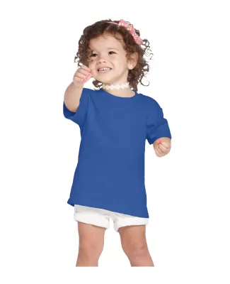 65200 Delta Apparel Toddler Short Sleeve 5.5 oz. T in Royal