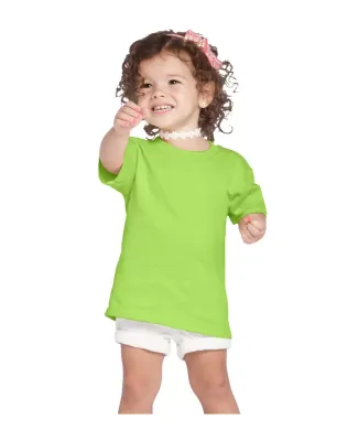 65200 Delta Apparel Toddler Short Sleeve 5.5 oz. T in Lime